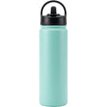 Zptwv Slim Vacuum Sports Bottle with Flip Straw Lid 24 oz Seafoam - Product view